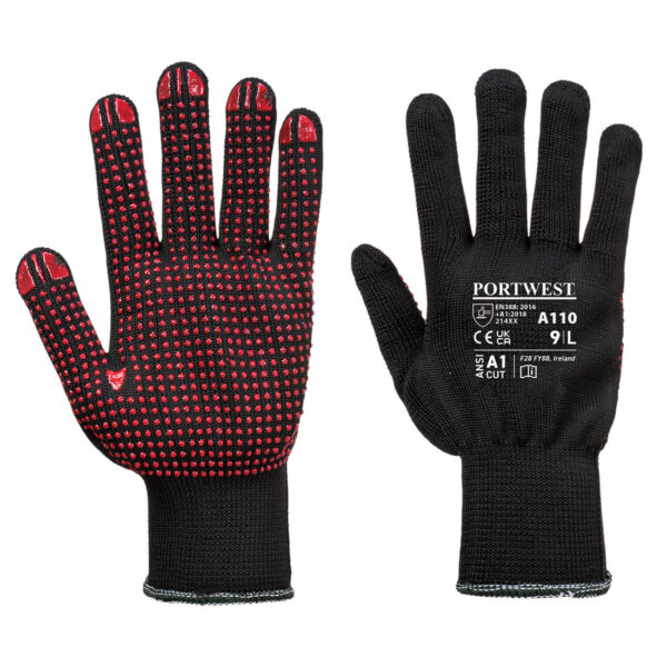 RUKAVICA KRATKA S PVC TOČKASTIM PREMAZOM POLKA DOT A110