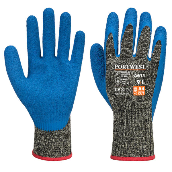 RUKAVICA KRATKA PROTIV POREZOTINA ARAMID HR CUT LATEX A611