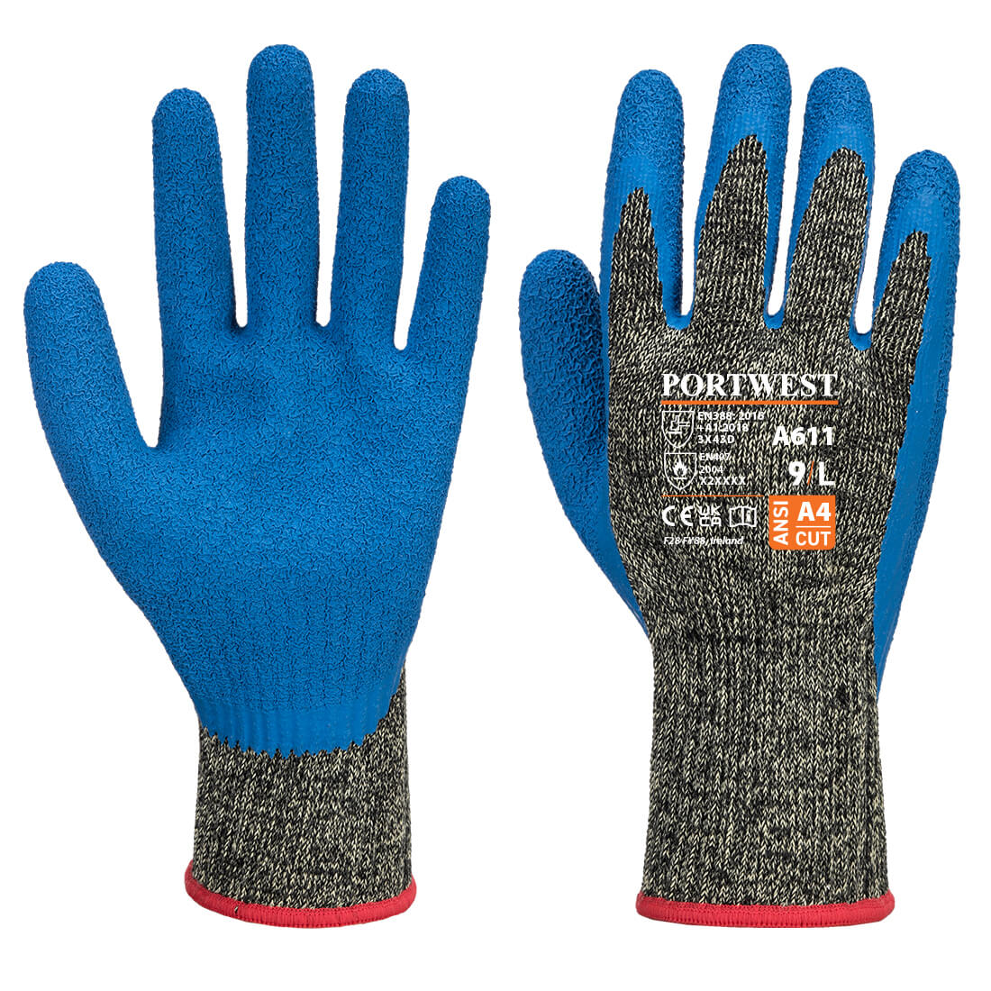 RUKAVICA KRATKA PROTIV POREZOTINA ARAMID HR CUT LATEX A611