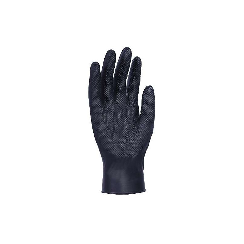 GD26N-2XL RUKAVICA JEDNOKRATNA NITRIL BEZ PUDERA CRNA 50/1 2XL